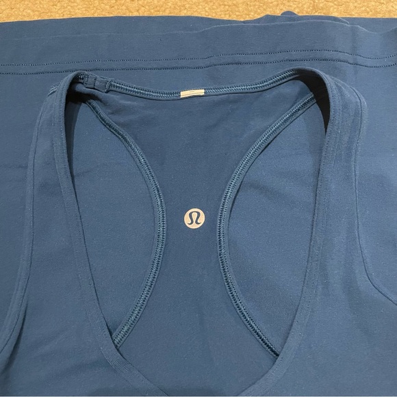 Blue Lululemon Racerback Tank Top - Picture 3 of 5